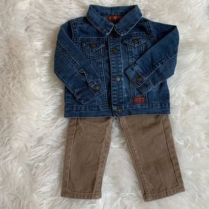 7 For All Mankind Denim Jacket and Pants 😍